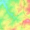 Mappa topografica Le Manoir, altitudine, rilievo