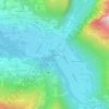 Mappa topografica Les Beules, altitudine, rilievo
