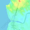 Mappa topografica Gargato, altitudine, rilievo
