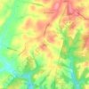 Mappa topografica Shipley, altitudine, rilievo
