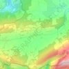 Mappa topografica Réclère, altitudine, rilievo