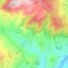 Mappa topografica Querceto, altitudine, rilievo