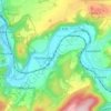 Mappa topografica Breternitz, altitudine, rilievo