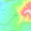 Mappa topografica San Cristobal, altitudine, rilievo