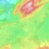 Mappa topografica Bas des Routes, altitudine, rilievo