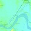 Mappa topografica Gopalapuram, altitudine, rilievo