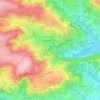Mappa topografica La Barre, altitudine, rilievo