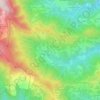 Mappa topografica Giovagallo, altitudine, rilievo