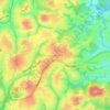 Mappa topografica Nkoabang, altitudine, rilievo
