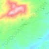 Mappa topografica Póvoa Palhaça, altitudine, rilievo