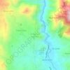 Mappa topografica Zalapa Las Lagunas, altitudine, rilievo