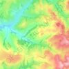 Mappa topografica Favery, altitudine, rilievo
