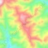 Mappa topografica Pabellon, altitudine, rilievo