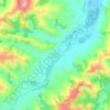 Mappa topografica San Martino in Pedriolo, altitudine, rilievo