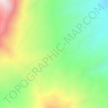 Mappa topografica Centenario, altitudine, rilievo