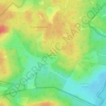 Mappa topografica Valenberg, altitudine, rilievo