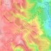 Mappa topografica Bream Meend, altitudine, rilievo