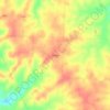 Mappa topografica Eldridge, altitudine, rilievo