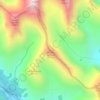 Mappa topografica Mount Arethusa, altitudine, rilievo