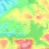 Mappa topografica Kerfeonwez, altitudine, rilievo