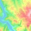 Mappa topografica Millet, altitudine, rilievo