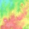 Mappa topografica Trémoulades, altitudine, rilievo