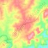 Mappa topografica Batani, altitudine, rilievo