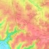 Mappa topografica La Perrière, altitudine, rilievo