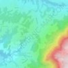 Mappa topografica La Fruitière, altitudine, rilievo