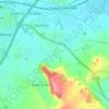 Mappa topografica Lower Henlade, altitudine, rilievo