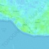 Mappa topografica Goting, altitudine, rilievo