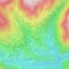 Mappa topografica Pizzino, altitudine, rilievo
