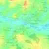 Mappa topografica Le Bout du Pont, altitudine, rilievo