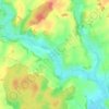 Mappa topografica Roche, altitudine, rilievo