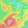 Mappa topografica Sürenberg, altitudine, rilievo
