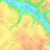 Mappa topografica La Bruère, altitudine, rilievo