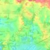 Mappa topografica Kerflem, altitudine, rilievo