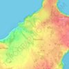 Mappa topografica Les Noës Léquerets, altitudine, rilievo