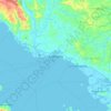 Mappa topografica Calbayog, altitudine, rilievo