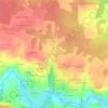 Mappa topografica Le Grand Clos, altitudine, rilievo