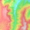 Mappa topografica O Mosteiro, altitudine, rilievo