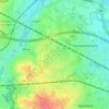 Mappa topografica Edixvelde, altitudine, rilievo