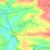 Mappa topografica Shipton Oliffe, altitudine, rilievo