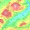 Mappa topografica Lossy, altitudine, rilievo