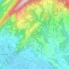 Mappa topografica Colors, altitudine, rilievo