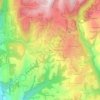 Mappa topografica Prati, altitudine, rilievo