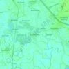 Mappa topografica Paombong, altitudine, rilievo