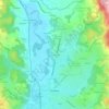 Mappa topografica Terre Rouge, altitudine, rilievo