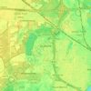 Mappa topografica Boekend, altitudine, rilievo