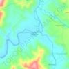 Mappa topografica Alimpulos, altitudine, rilievo